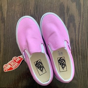 Lavender slip-on Vans